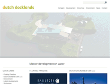 Tablet Screenshot of dutchdocklands.com